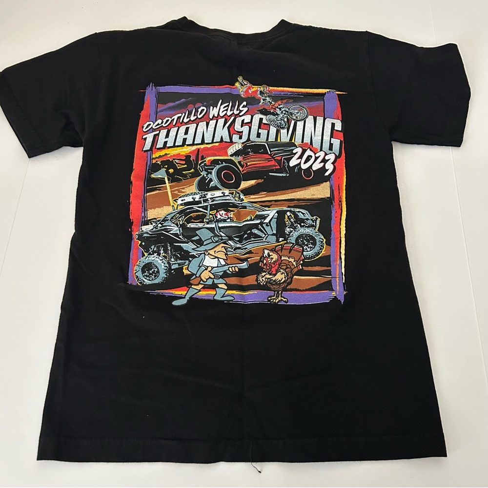 Ocotillo Wells Black Graphic 2023 Thanksgiving T-Shirt Small